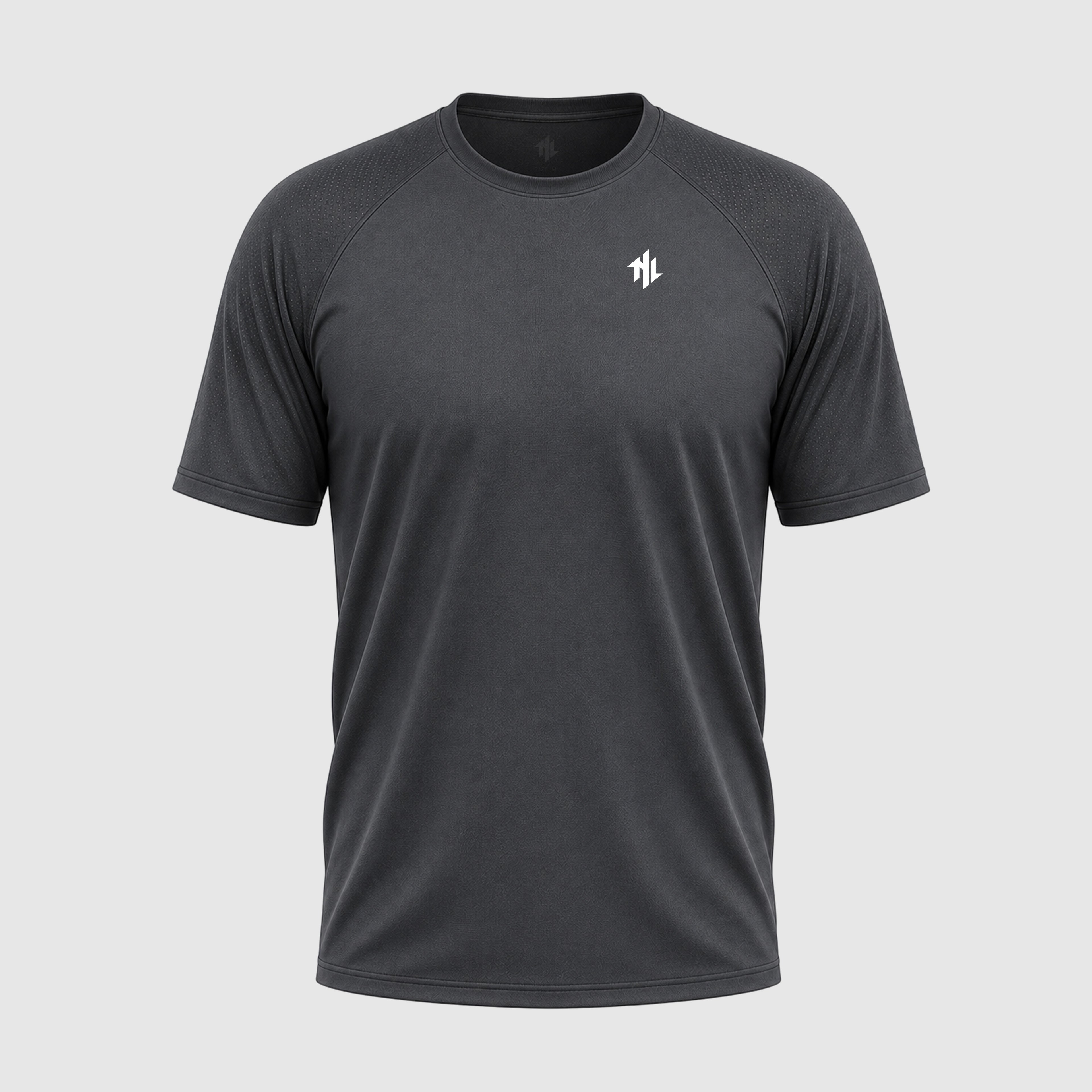 CAMISETA DRY FIT ''LOGO'' CINZA