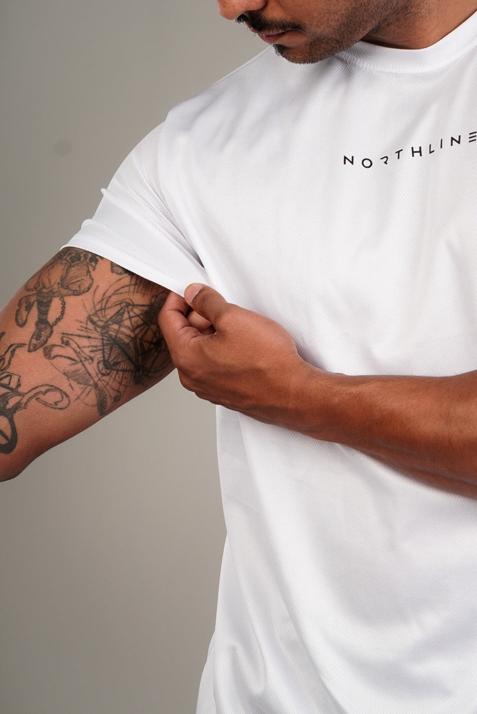 CAMISETA DRY FIT ''NORTH'' BRANCA