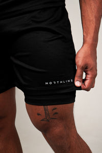 SHORT DE COMPRESSÃO ''NORTH'' PRETO — imagem 4