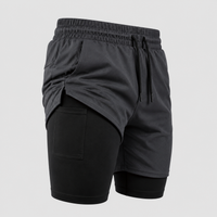 SHORT DE COMPRESSÃO ''ESSENTIAL'' CINZA — imagem 2