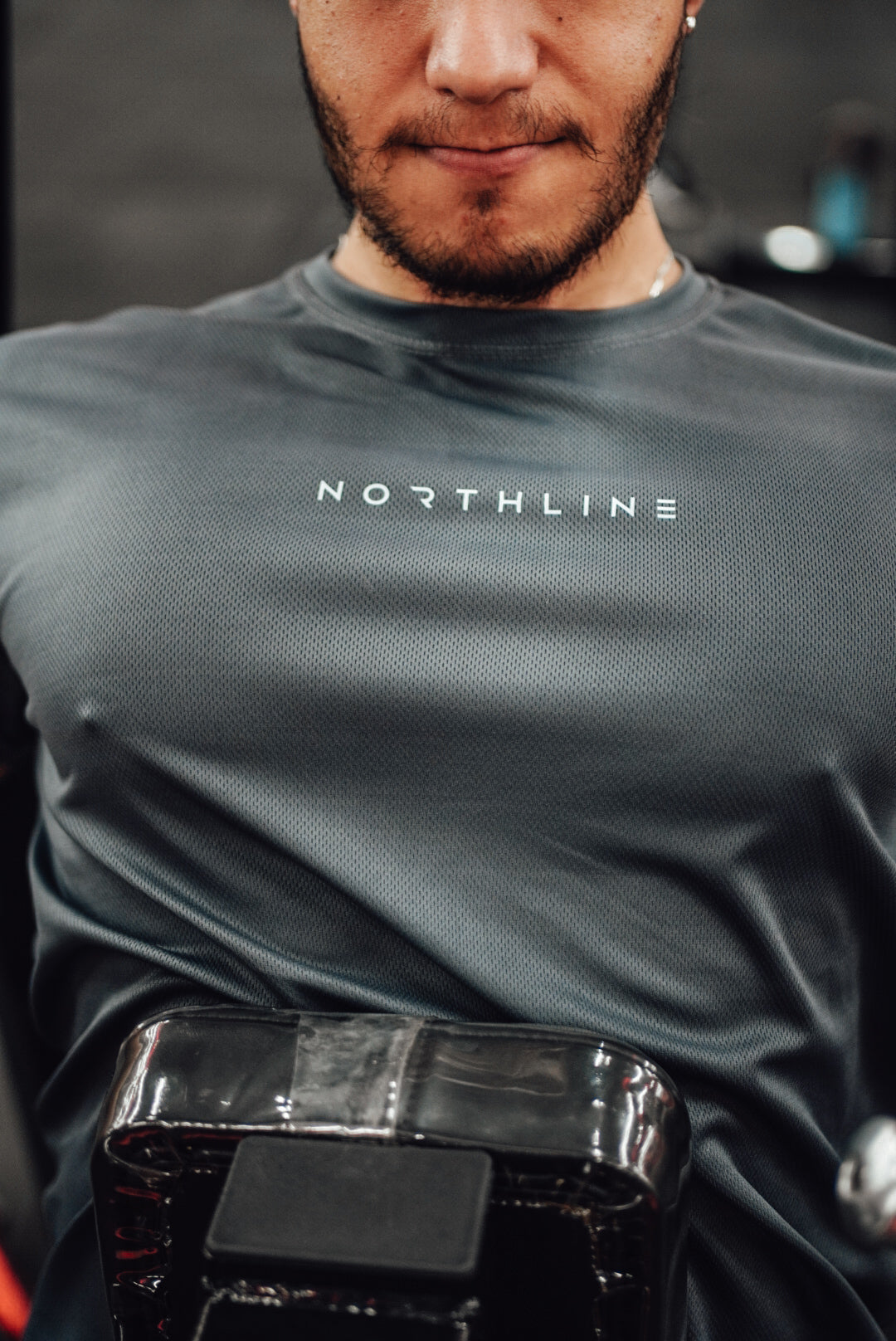 CAMISETA DRY FIT ''NORTH'' CINZA