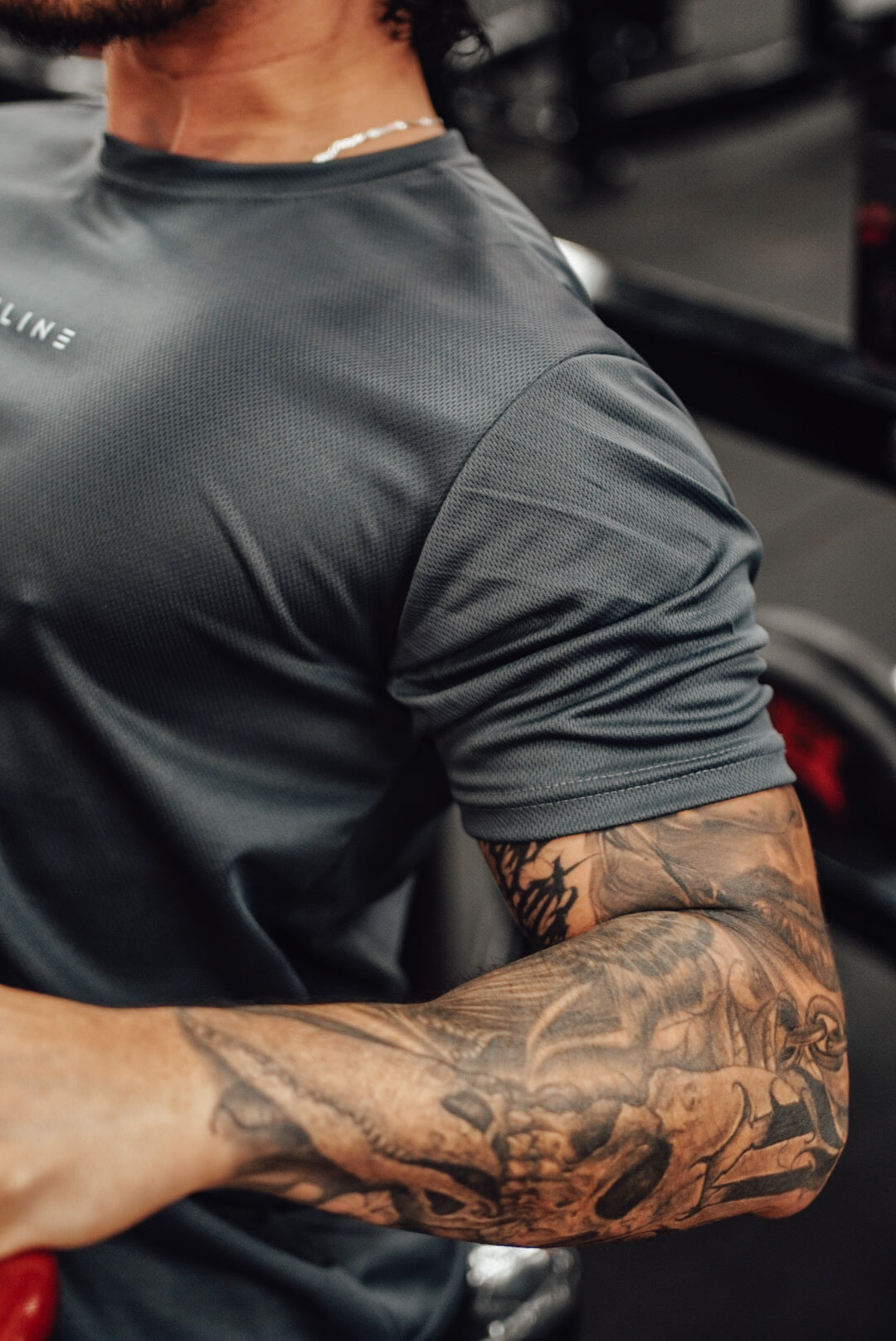 CAMISETA DRY FIT ''NORTH'' CINZA