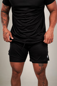 SHORT DE COMPRESSÃO ''LOGO'' PRETO — imagem 4