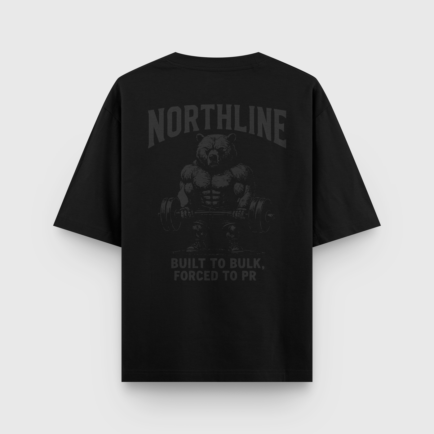 OVERSIZED ''IRON BEAR'' ALL BLACK