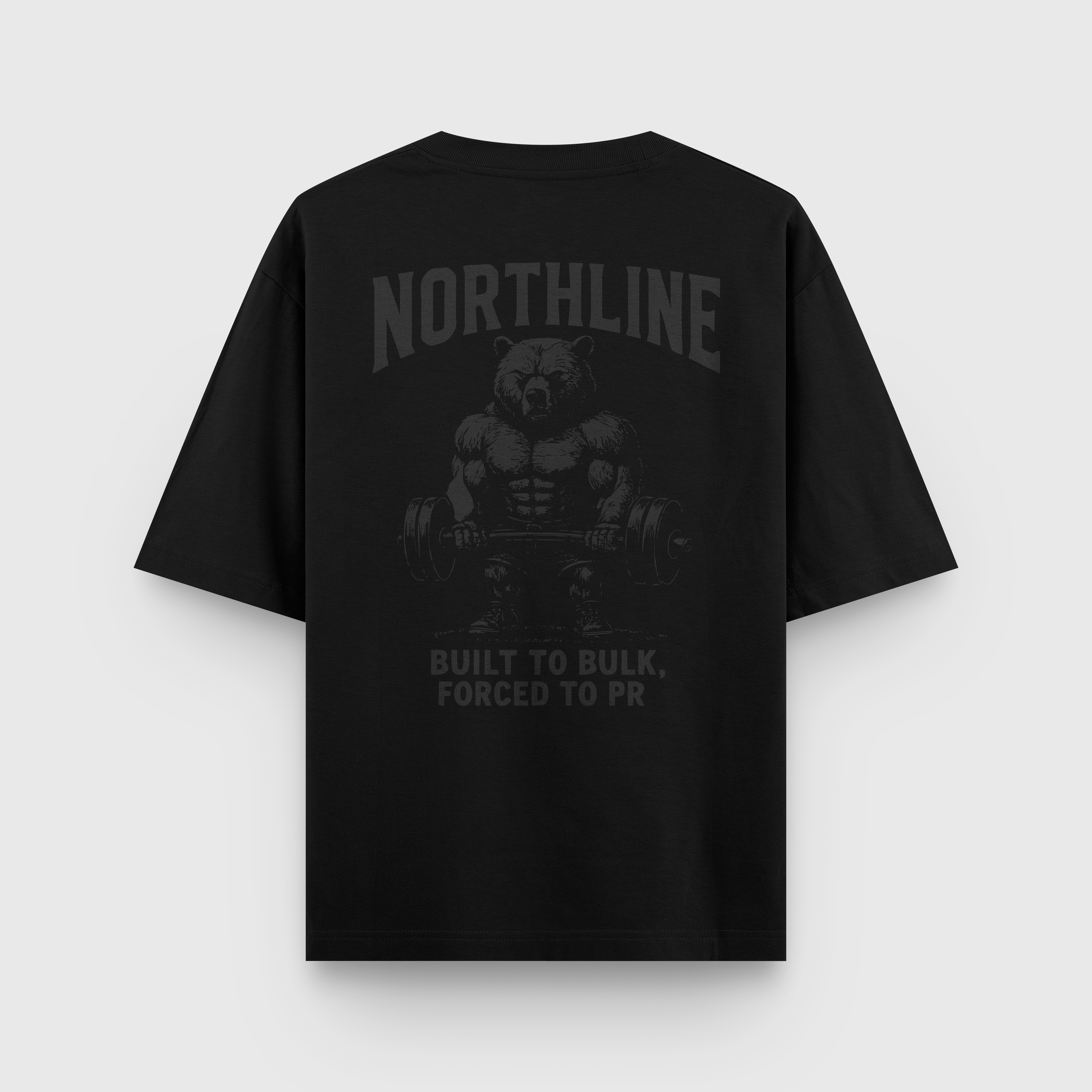 OVERSIZED ''IRON BEAR'' ALL BLACK