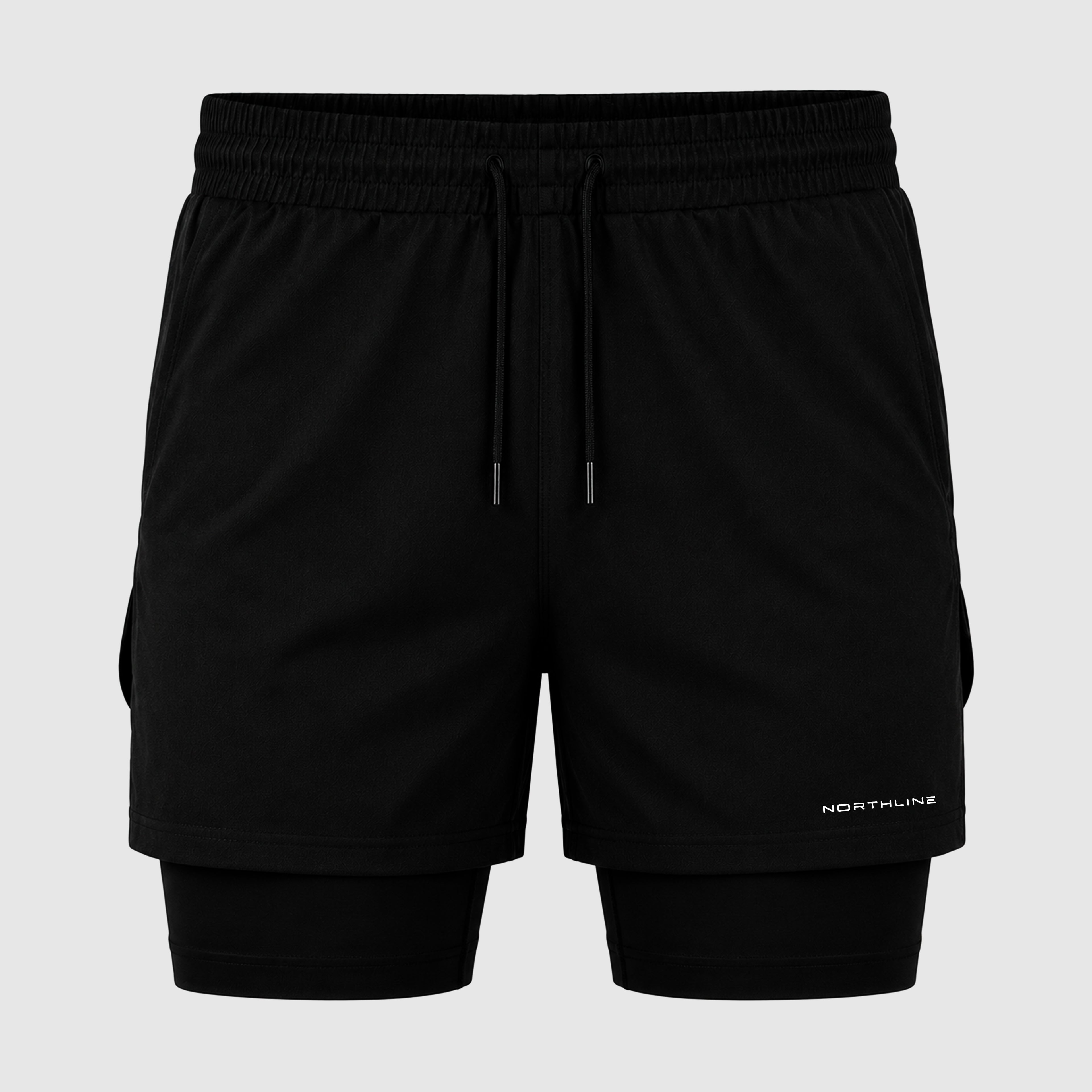 SHORT DE COMPRESSÃO ''ESSENTIAL'' PRETO