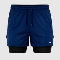 SHORT DE COMPRESSÃO ''LOGO'' AZUL — imagem 1