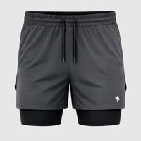 SHORT DE COMPRESSÃO ''LOGO'' CINZA — imagem 1