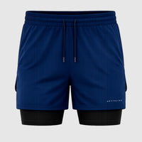 SHORT DE COMPRESSÃO ''NORTH'' AZUL — imagem 1