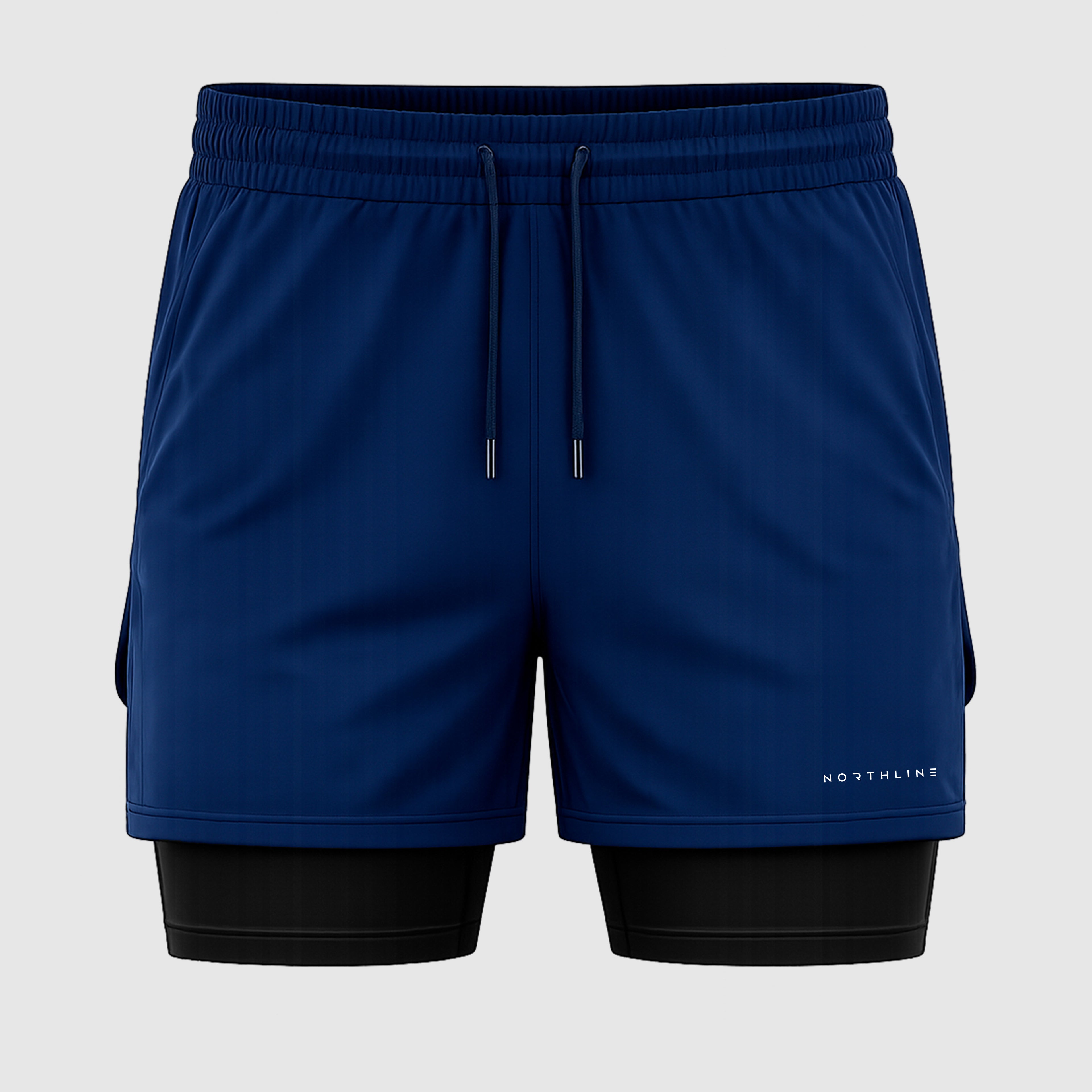 SHORT DE COMPRESSÃO ''NORTH'' AZUL